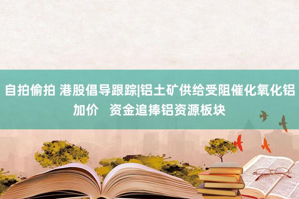 自拍偷拍 港股倡导跟踪|铝土矿供给受阻催化氧化铝加价   资金追捧铝资源板块