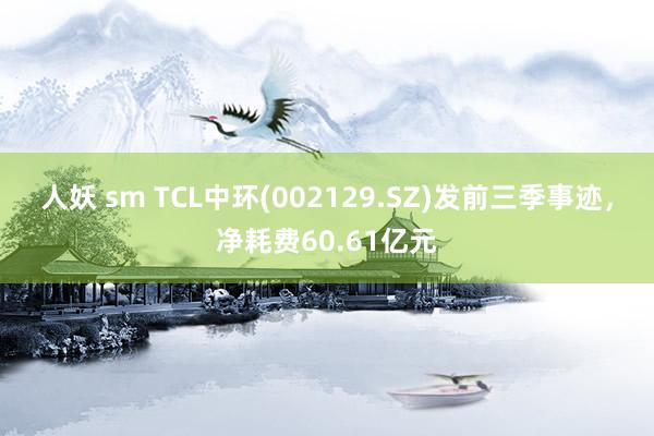 人妖 sm TCL中环(002129.SZ)发前三季事迹，净耗费60.61亿元