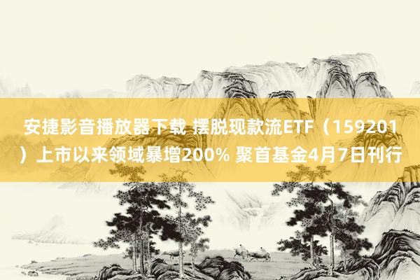 安捷影音播放器下载 摆脱现款流ETF（159201）上市以来领域暴增200% 聚首基金4月7日刊行